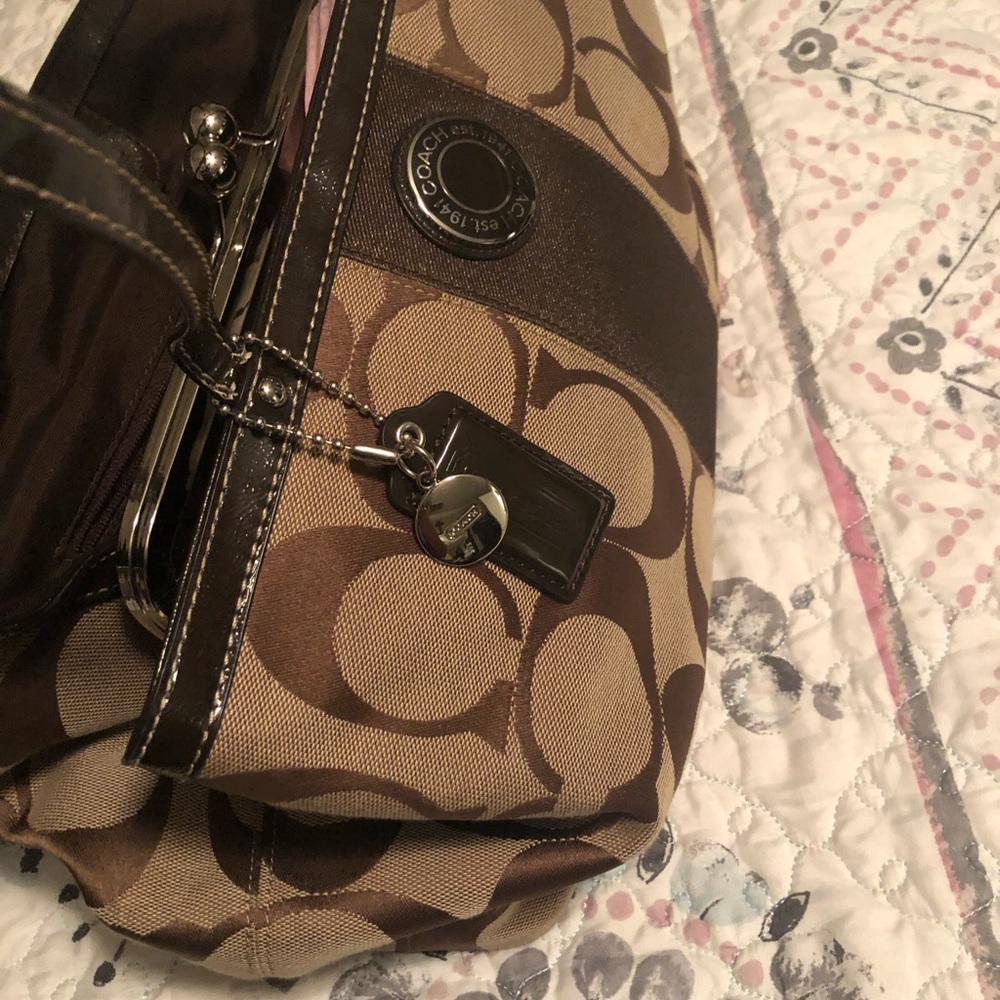Brown Coach purse